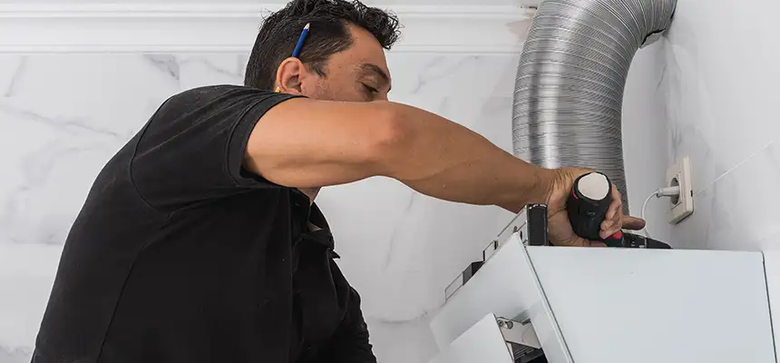 Precision In-wall Dryer Vent Cleaning & Rerouting Corrections in Maywood, CA