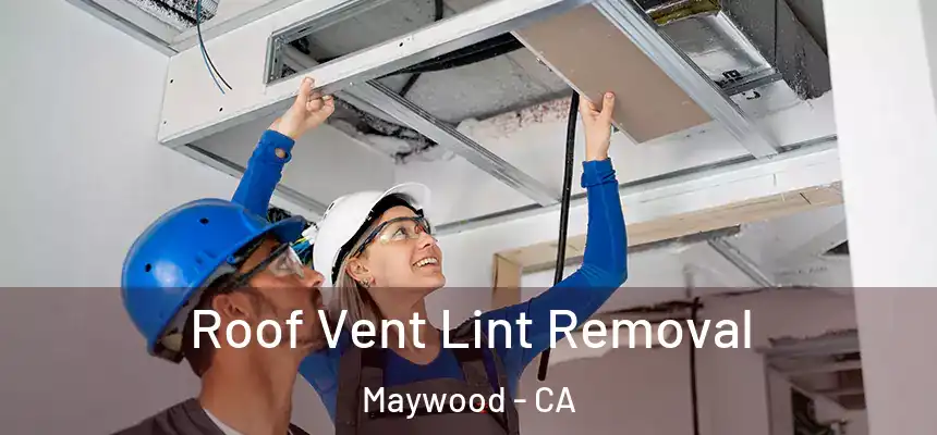 Roof Vent Lint Removal Maywood - CA